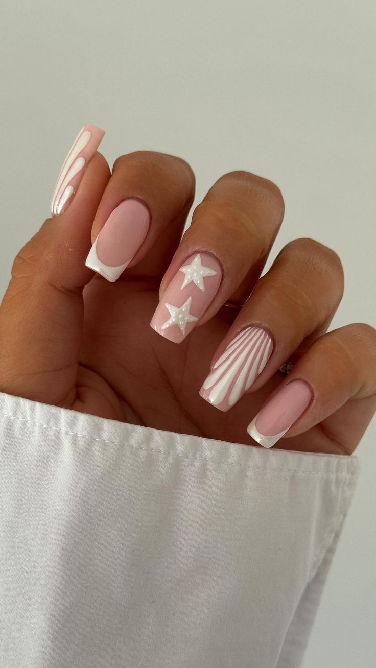 Charlotte Herberts | Ocean Vibes 🧼💦👗🦋 @glossifyofficial @homeofnailart @lucypastorellitools_ #chrome #chromenails #greennails #summernails #nailart… | Instagram Holiday Tropical Nails, Colourful Nails Designs, Mexico Nail Ideas, Cute Summer Nails Acrylics, Simple Pink Nails, Pink Gel Nails Designs, Nail Art Designs Simple, Nails Australia, Nails Ideas Simple