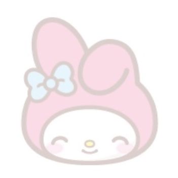 a pink hello kitty with a bow on her head and ears, is smiling at the camera