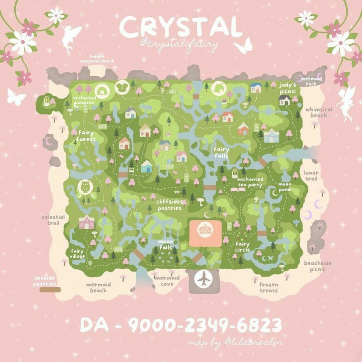 a map of crystal springs in the spring