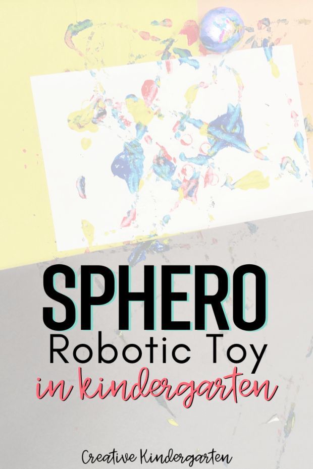 a poster with the words sphero robotic toy in it