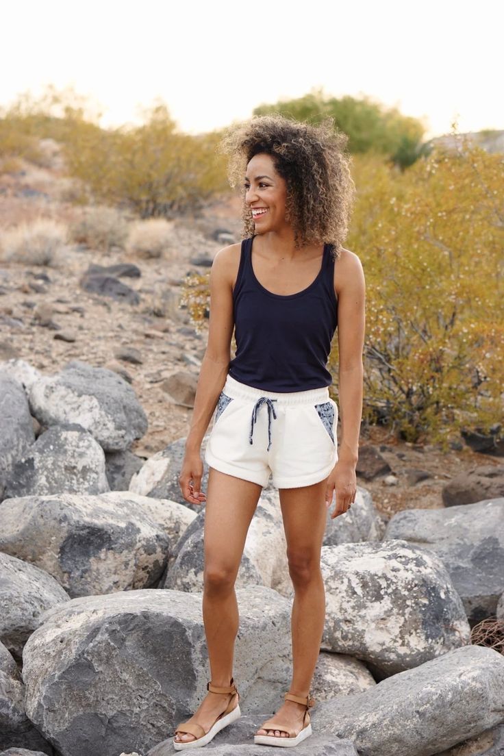 These cozy shorties are the perfect summer to fall transition. They're great for lounging and also fitting for a casual setting. These shorts have been tried and tested from size XXS-5XL. Pair ... Relaxed Cotton Shorts For Beach Season, Casual Summer Loungewear Activewear, Casual Cotton Shorts For Beach Season, Casual Athletic Shorts For Loungewear, Comfortable Summer Activewear With Elastic Waistband, Casual Shorts For Warm Weather, Sporty Cotton Pajama Shorts For Vacation, Casual Loungewear Shorts For Warm Weather, Comfortable Stretch Shorts For Summer