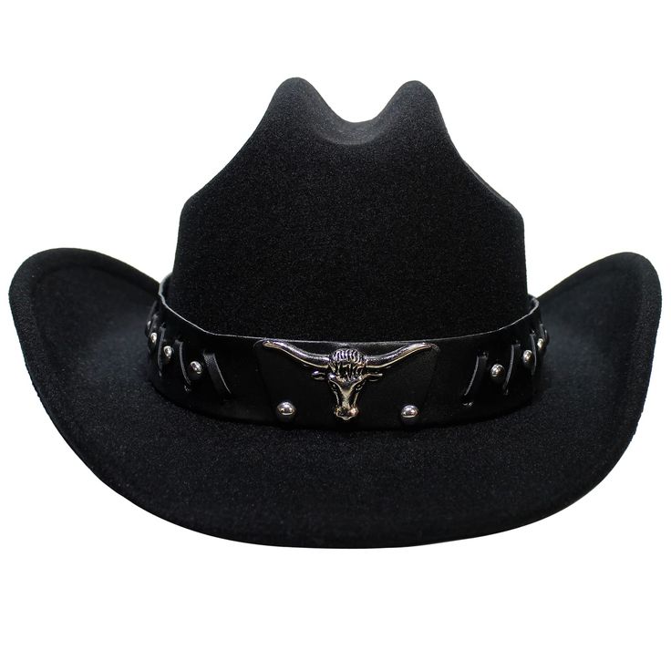 PRICES MAY VARY. The cowboy hat has adjustable straps inside so you can adjust it to your head size so it doesn't come off. Fits most men and women. Hat Girth: 22" - 22.5" (56cm - 57cm) Kalerona Western Cowboy Hat - A classic felt hat shape with a belt that will make you stylish, elegant and charming. This cowboy hat has 7 colors, Black, Red, Brown, Pink, White, Camel, Beige, which can be matched with clothes of many colors. These men's cowboy hats are made of high quality cotton and polyester m Embellished Cowboy Hat, Goth Cowboy, Cowboy Accessories, Mens Cowboy Hats, Black Cowboy Hat, Black Cowgirl, Perfect Gift For Boyfriend, Cowboy Belt, Black Cowboy