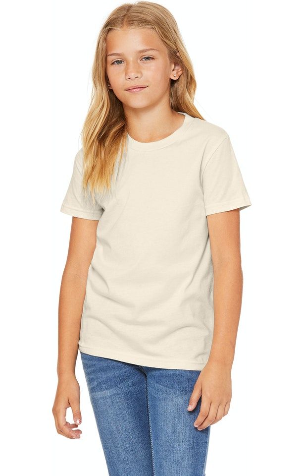 Bella + Canvas 3001Y Natural Youth Jersey T-Shirt | JiffyShirts Simple Soft-washed Cotton T-shirt, Simple Solid Organic Cotton T-shirt, Basic White Tri-blend T-shirt, Simple Soft-washed Short Sleeve T-shirt, Basic Tri-blend T-shirt, Basic Solid Tri-blend T-shirt, Basic Solid Color Tri-blend T-shirt, Basic White Soft-washed T-shirt, Pre-shrunk Organic Cotton Short Sleeve T-shirt