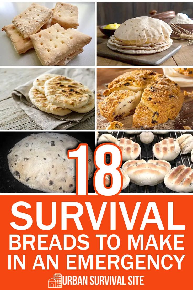 Baking a loaf of bread from scratch can be intimidating, but it's definitely worth the effort! There are so many delicious survival recipes out there that are perfect for emergencies. In this blog post, we'll share some of our favorite survival breads that are easy to make and store. Survival Bread Recipe, Homestead Snacks, Diy Flatbread, Breads To Make, Survival Recipes, Poblano Soup, Trendy Kitchen Design, Bread From Scratch, Prepper Food