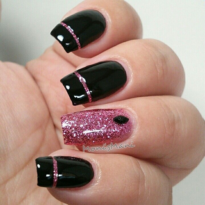 Whoa! Valentines Day Nail, Valentine Nail, Fancy Nails Designs, Nail Art Designs Videos, Black Nail Designs, Best Nail Art Designs, Best Nail Art, Luxury Nails, Nail Polish Strips