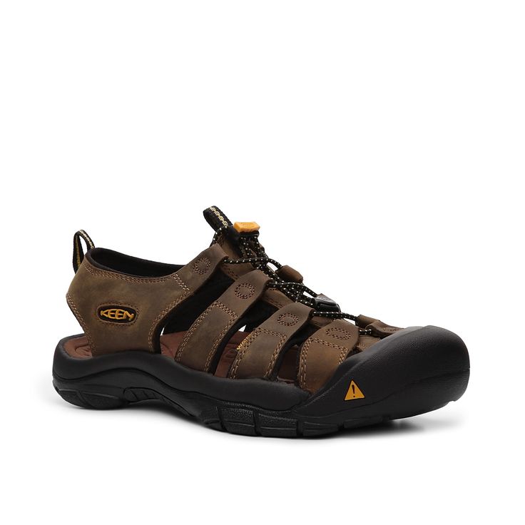 Keen-Newport Fisherman Sandal Get ready for adventure in the waterproof men's Newport fisherman sandal from Keen! Typical of the brand, this waterproof shoe features durable, high-quality materials and is built to last. Brown Closed Toe Sport Sandals With Cushioned Footbed, Rugged Outdoor Sandals With Cushioned Footbed, Brown Sport Sandals With Cushioned Footbed For Outdoor, Brown Sport Sandals With Cushioned Footbed For Outdoor Activities, Outdoor Brown Slip-on Sandals, Waterproof Closed Toe Sport Sandals For Outdoor, Waterproof Sport Sandals, Durable Brown Sport Sandals For Outdoor, Durable Brown Sandals For Outdoor