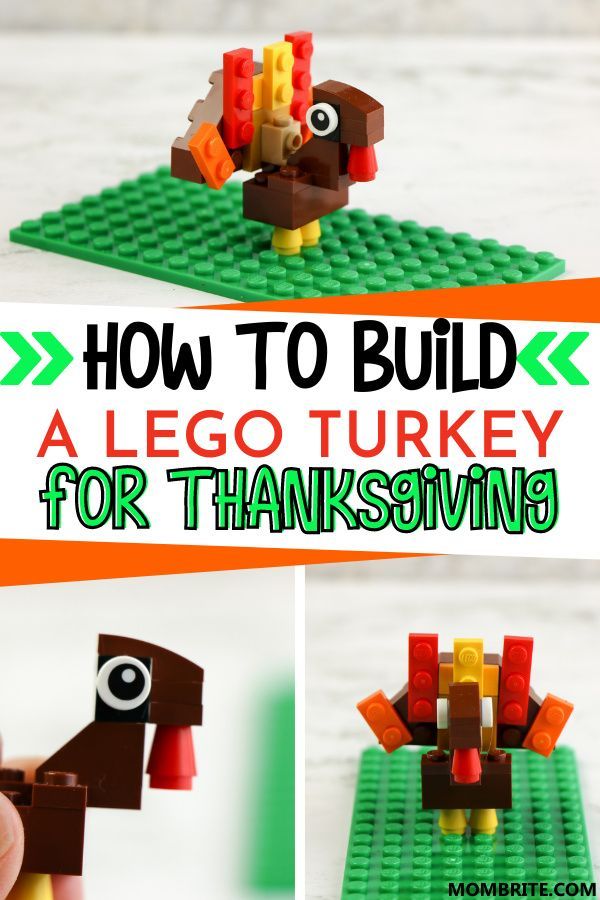 how to build a lego turkey for thanksgiving