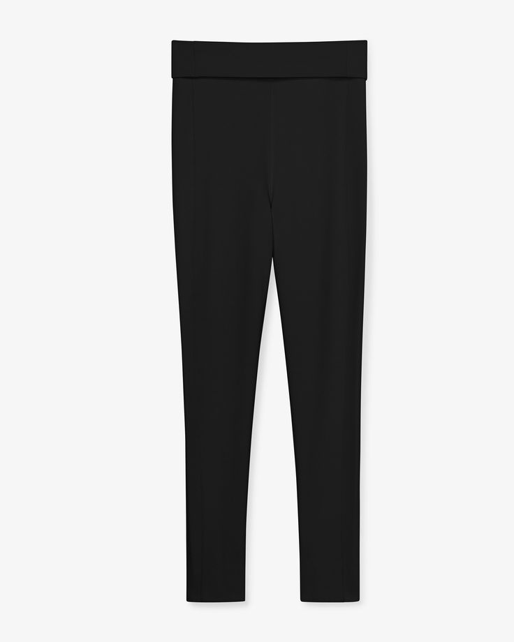 The Stella Legging - Black | M.M.LaFleur Sleek Yoga Pants, Sleek Stretch Workout Pants, Versatile Pull-on Leggings For Fall, 4-way Stretch Full Length Leggings For Fall, Fall Full-length 4-way Stretch Leggings, Versatile Leggings With Elastic Waistband And 4-way Stretch, Stretch Leggings With Elastic Waistband, Fall Full Length 4-way Stretch Leggings, Comfort Stretch Yoga Pants For Work