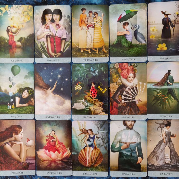 many different pictures of people with umbrellas and flowers on them are shown in this collage