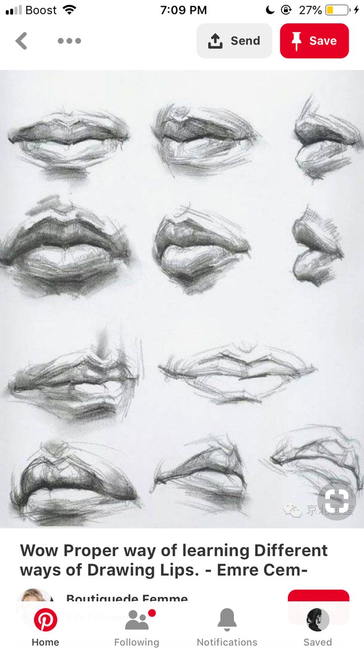 an image of some lips with different expressions on the bottom right hand side and bottom left hand