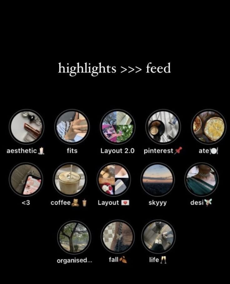 Instagram aesthetic ideas for feed and highlight make your Instagram aesthetic Highlights Feed Instagram, Insta Blog Ideas, Highlight Title Ideas For Instagram, Food Highlights Name, Instagram Feed Captions, Highlight Titles Instagram, Aesthetic Highlight Names, Instagram Story Ideas Aesthetic Quotes, Highlights Of Instagram