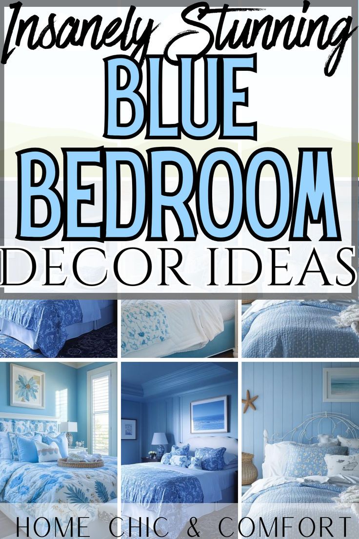 navy blue bedrooms, bedroom ideas, blue bedroom ideas, blue room aesthetic, blue room ideas, teal bedroom, blue bedroom walls, blue bedroom decor, baby blue aesthetic Bright Blue Room Decor, Blue Colors For Bedroom, Bright Blue Bedroom Ideas, Bedroom Ideas For Teen Girls Blue, Teen Girl Blue Bedroom Ideas, Blue Color Drenched Bedroom, Blue White Bedroom Ideas, Baby Blue Bedroom Ideas, Bedroom With Blue Accent Wall