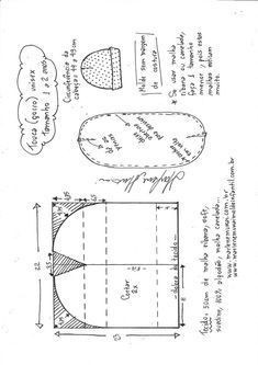 an image of a paper model with measurements