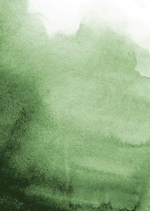 an abstract green watercolor background