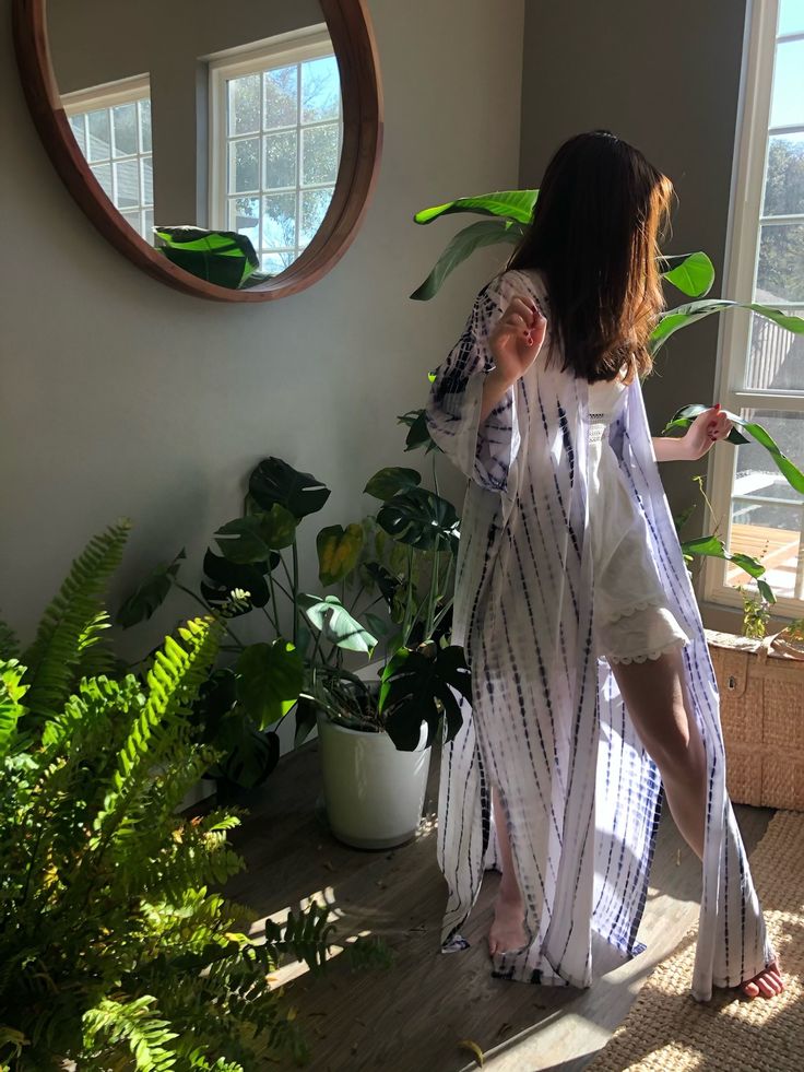 A beautiful handcrafted unisex kimono long robe dress by the hand tie-dye Removable waist tie closure Side slits at hem 100% Soft Rayon Hand wash in cold water, hang dry. Wear on the beach when on the vacation as well home Sizes: One size -One size fit all (Very oversized) Chest & Hip: 66 inches. Length: 54 inches. 🧍🏻‍♂️Tan: Model height is 188cm/6.2ft, (37-31-34") 🧍🏽‍♀️Ginger: Model height is 158cm/5.2ft, American small size (31-25-33") - Each piece is handmade, and due to the nature of One Size Long Cover-up For Day Out, Summer Wrap Cover-up Free Size, Long Spring Loungewear Cover-up, Bohemian Wrap Dress For Day Out, Beach Wrap Cover-up Free Size, Breezy Spring Maxi Length Cover-up, Breezy Maxi Length Spring Cover-up, Flowy Cover-up With Kimono Sleeves For Loungewear, Flowy Tunic Kimono For Loungewear