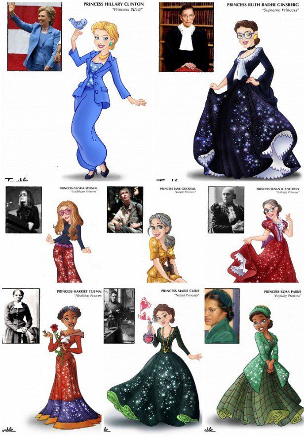 disney princesses from the past and present in their costumes, including dresses with stars on them