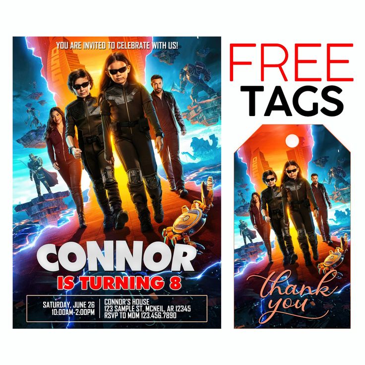 two movie posters with the title'free tags '