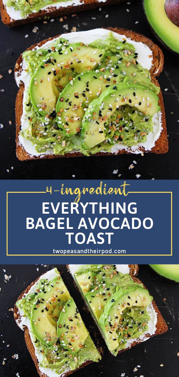 avocado toast with everything in between