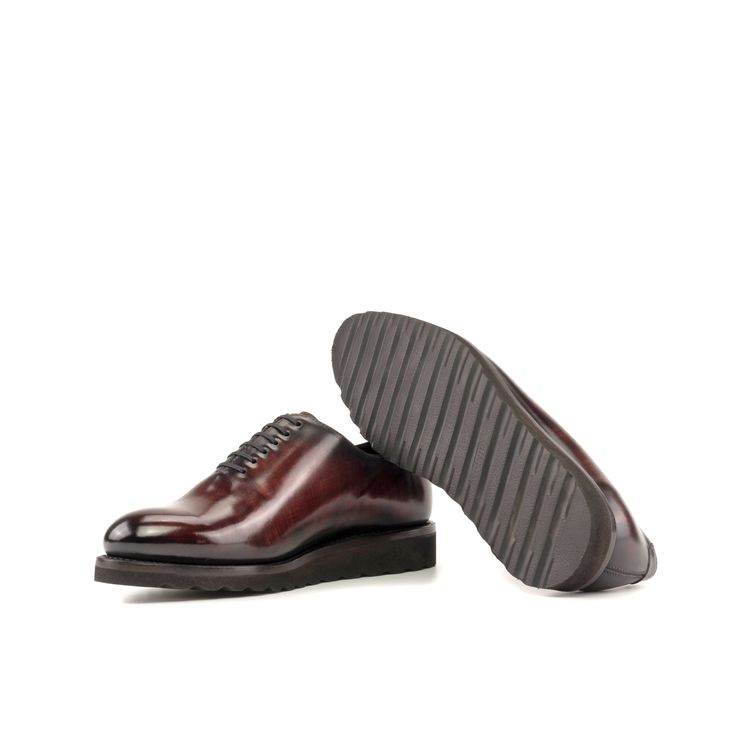 Often considered the most formal men's shoe available, the Wholecut features closed channel lacing and is made from a single cut of leather. The sleek design and limited stitching make for an elegant and highly sought-after style. The Details: Materials: burgundy patina Sole: black original Dainite® rubber sole Last: Zurigo - Rounded toe for traditional English Look What is Fast Lane? Fast lane is our new experimental 7 day made to order collection, an ambitious never been heard of before collec Italian Word, Custom Made Shoes, Bespoke Fashion, Spring Step Shoes, Traditional English, Leather Slip On Shoes, Ostrich Leather, Men's Shoe, Mens Black Leather