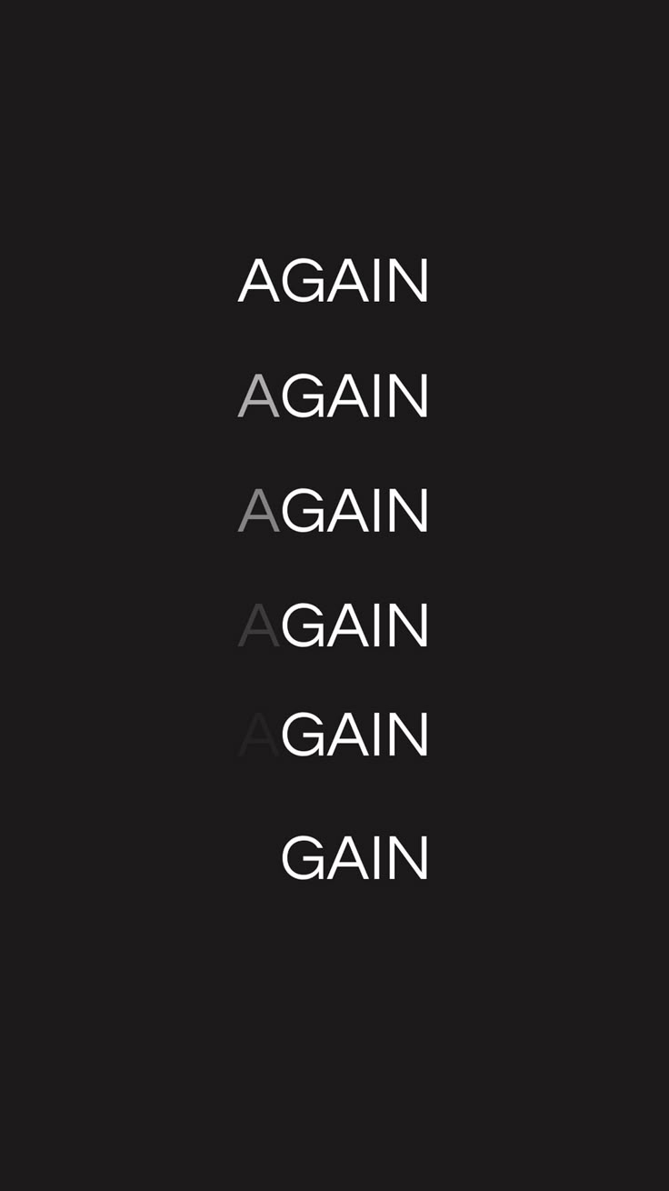 the words are written in different languages on a black background with white letters that read again again again again again again again again again again