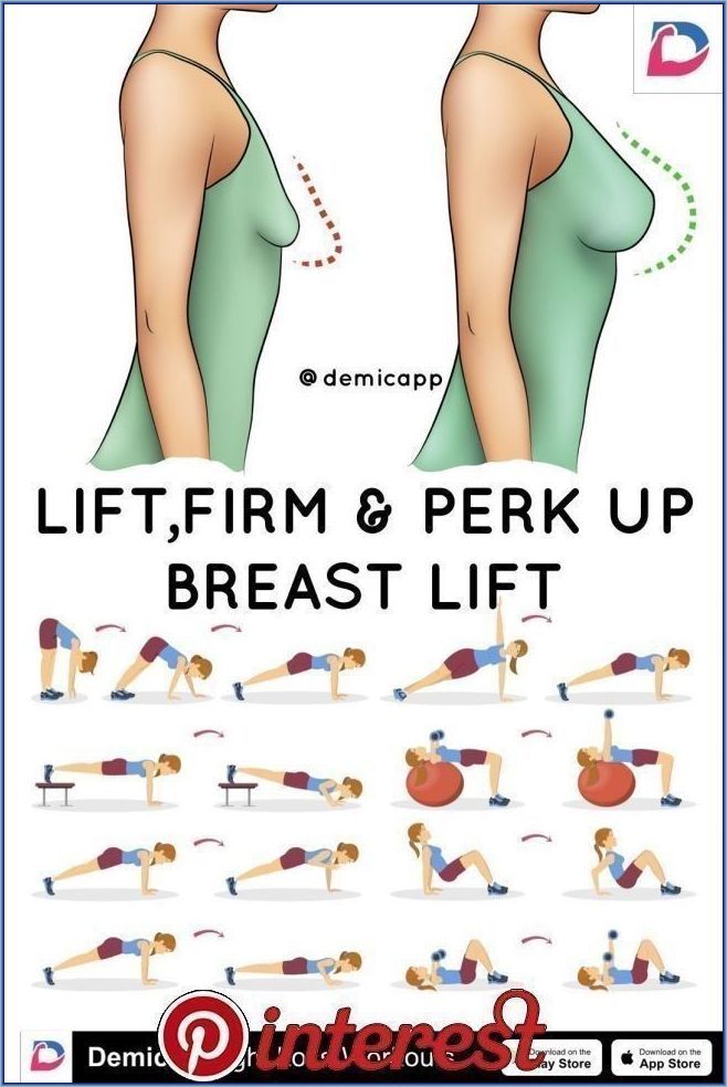 the poster shows how to do an exercise with dumbs and push ups for women