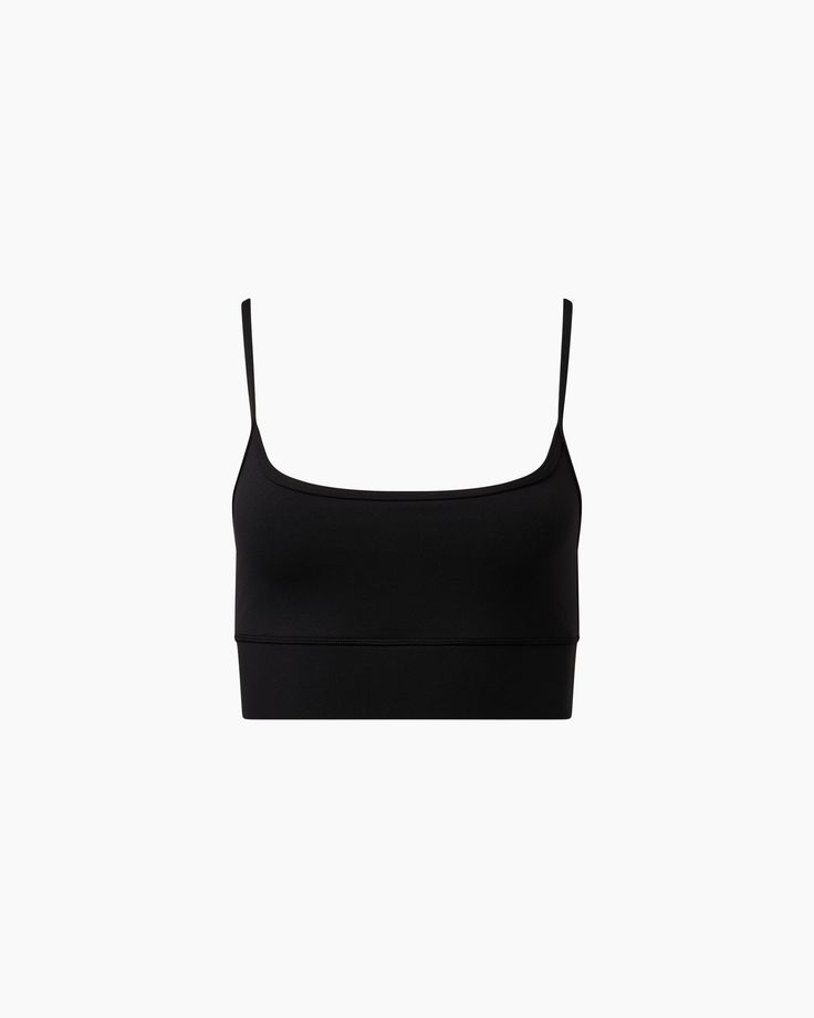 Bralette – IVL Collective Scooped Neckline, Active Leggings, Jet Black, Scoop Neckline, Bralette, Adjustable Straps, Bra, Fabric, How To Wear