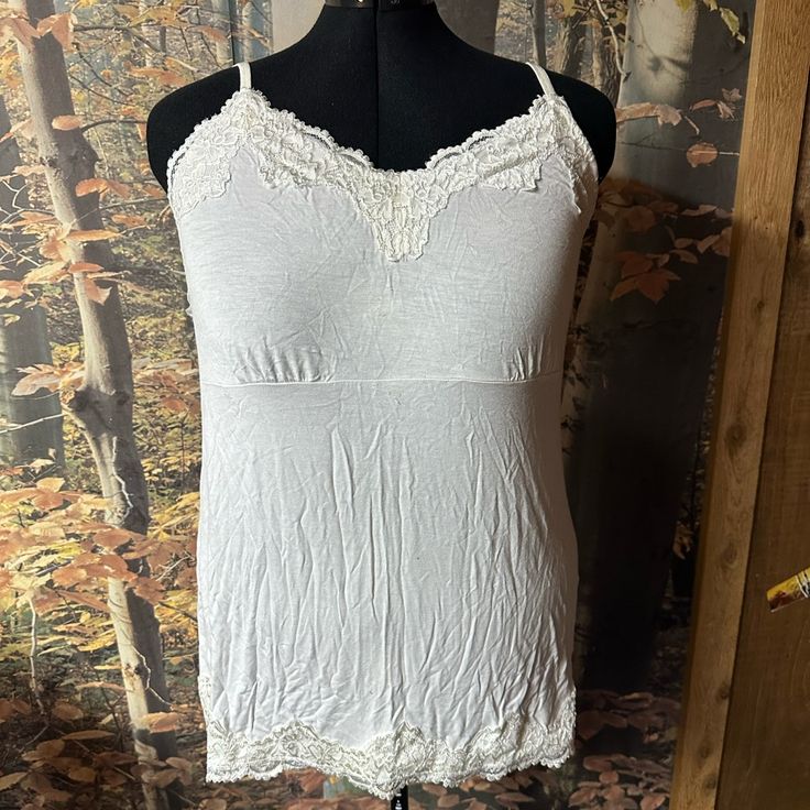 Brand New Lane Bryant Sleep Wear, 3 Available. Purple, Lilac, And White. Size 18/20 White Lace V-neck Camisole, White Sleepwear With Built-in Bra For Spring, White Lace Tops With Built-in Bra, White Cami Tank Top With Lace Trim, White Lace Top Camisole, White Cami Tank Top For Loungewear, White Spaghetti Strap Tank Top With Lace Trim, White Camisole Top For Loungewear, White Stretch Camisole For Loungewear