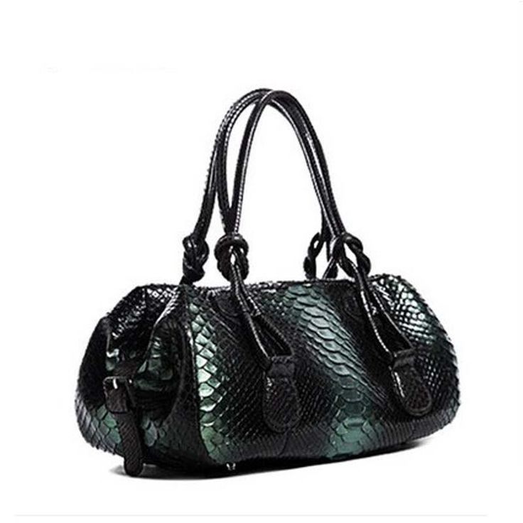 The tote bag is a proper must-have for it holds all the features of a Pisani bag: originality and quality. This python version features the brand's iconic use of exotic leathers. Two leather handles and a detachable python strap. Satin inner lining and compartments. Measures: h cm 30, w cm 40, d cm 14.[custom tab]SHELL #1: 100% PYTHON LEATHER | INTERNAL INSERT 1#: 100% CALF LEATHER | LINING #1: 100% POLYESTER | FILLING #1: 50% POLYAMIDE 50% POLYURETHANE [/custom tab] Luxury Snake Print Shoulder Bag, Luxury Snake Print Bag For Daily Use, Luxury Snake Print Shoulder Bag For Daily Use, Elegant Leather Bag With Snake Print, Luxury Snake Print Top Handle Bags, Elegant Leather Snake Print Bags, Elegant Snake Print Leather Bags, Luxury Snake Print Bag For Everyday Use, Luxury Snake Print Satchel Bag