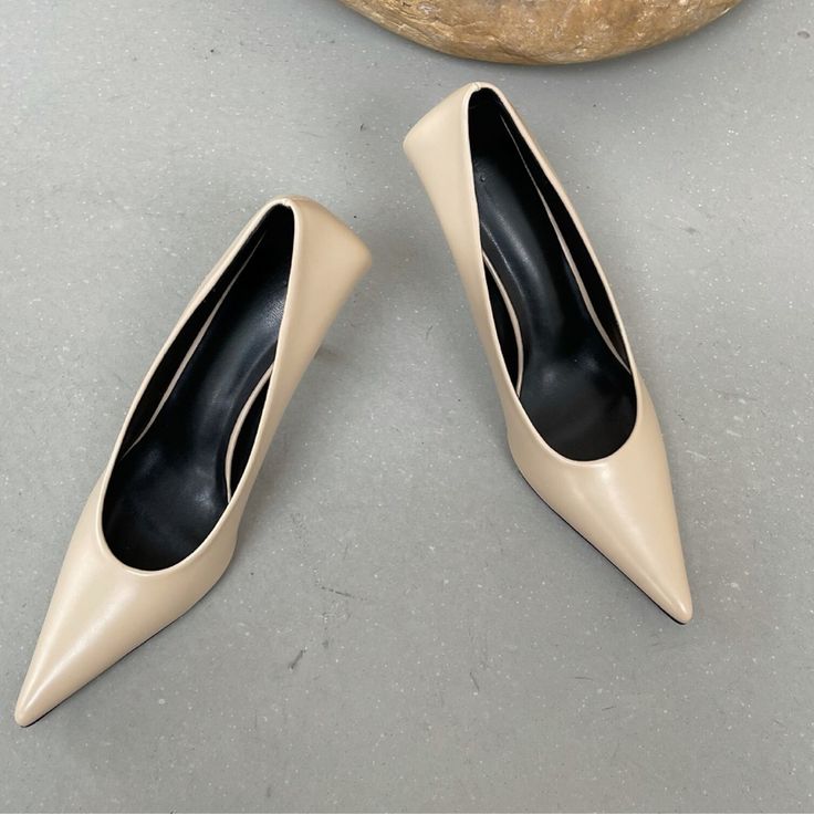 PU Leather Shallow Pointed Toe Stiletto Pumps Athleisure Dress, Elevate Your Outfit, Stand Out In A Crowd, Ring Bag, Swimwear Bottoms, Stiletto Pumps, Pink Style, Shoe Art, Toe Designs