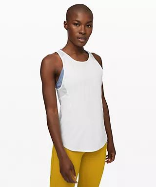 Sculpt Tank Top | Women's Sleeveless & Tank Tops | lululemon White Lululemon Gym Top, Lululemon White Sleeveless Activewear, White Sleeveless Lululemon Activewear, Running Tank Tops, Lululemon Women, Vintage Style Outfits, Sleeveless Tank Top, Wide Straps, Sleeveless Tank