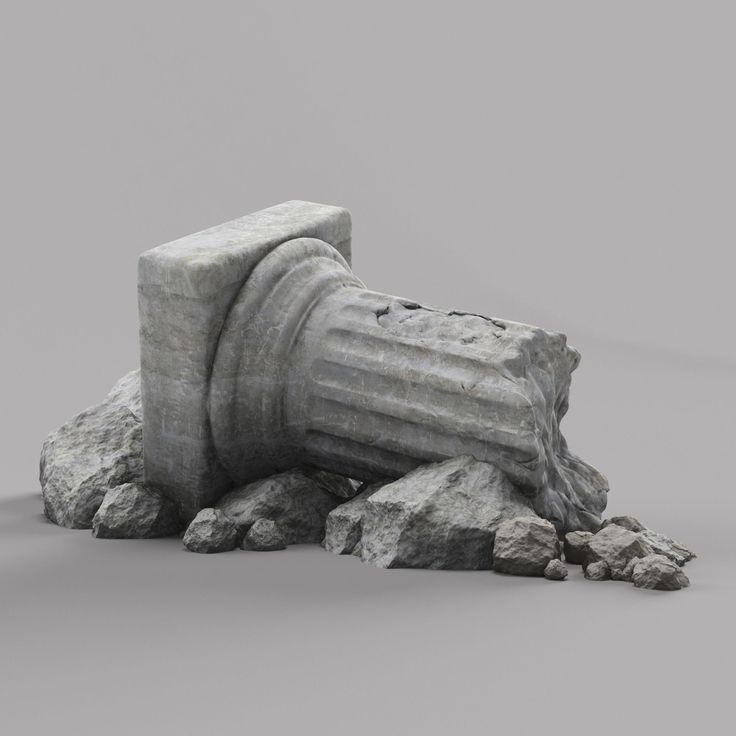 an object that is laying on some rocks