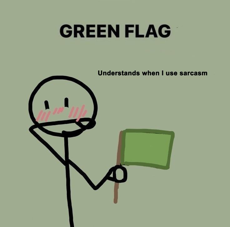 a cartoon character holding a green flag with the words, understand when i use scaram