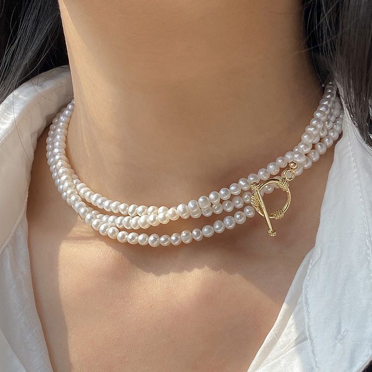 Special Interest Light Luxury Long Natural Freshwater Pearl Sweater Chain Elegant Necklace Women - Dazpy Pearl Necklace Bride, Bride Pearl Necklace, Pearl Sweater, Long Pearl Necklace, Bride Necklace, Pearl Strands Necklace, Long Pearl Necklaces, Necklace White, Girls Necklaces