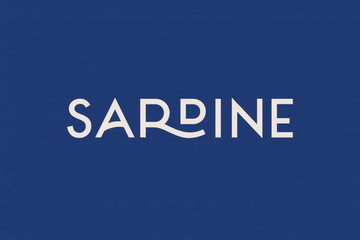 the word sarine on a blue background