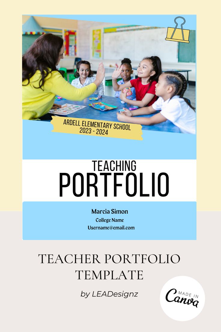 Finishing up your student teaching and beginning to put together your portfolio? Look no further! Just edit and customize this Canva template to create a stand-out teaching portfolio that graduate school professors and interviewers won't forget! Teacher Portfolio Template, Teacher Portfolio, Teaching Portfolio, College Names, New Teacher, Digital Portfolio, Teacher Education, Portfolio Template, Teacher Blogs