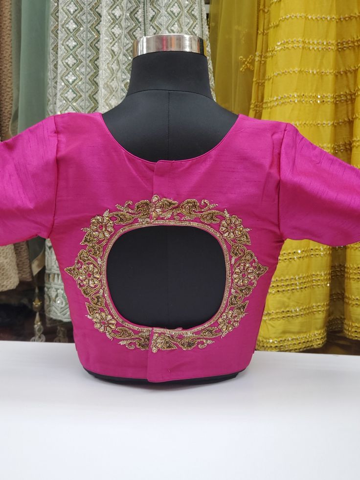 Fancy raw silk blouse with hand work. Blouse has 2 inch margins on each side to make it bigger Ready to ship Online only Stone Work Blouse, Raw Silk Blouse, Hand Work Blouse, Stone Work, Hand Work, Work Blouse, Raw Silk, Silk Blouse, Make It