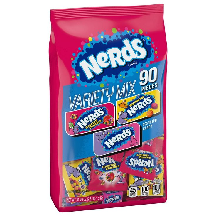 a bag of nerds variety mix snacks