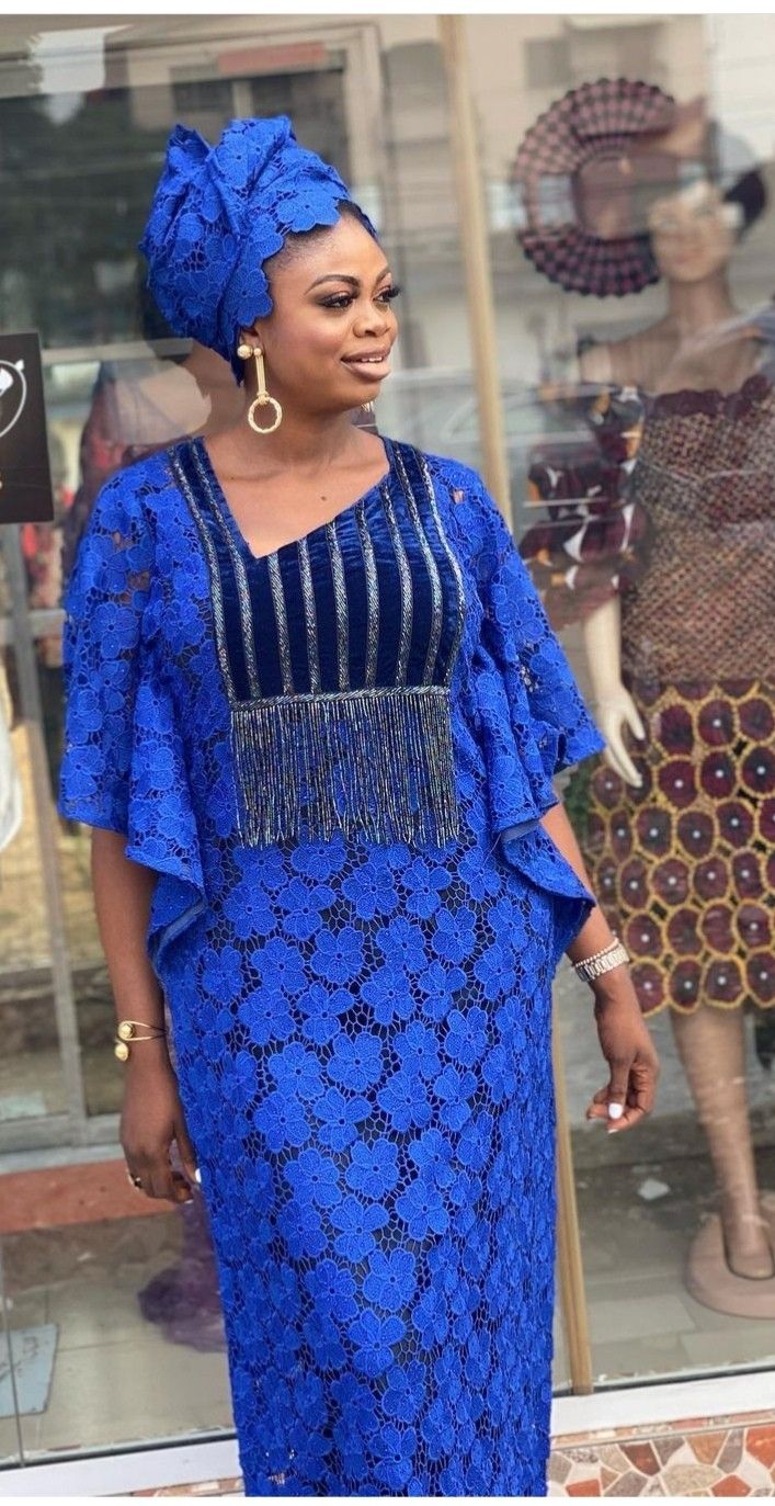 Lace Boubou Styles For Women, Blue Range, Boubou Styles For Women, Kaftan Styles, Nigerian Lace Styles Dress, Kaftan Designs, Beautiful Days, Lace Gown Styles, Lace Dress Styles