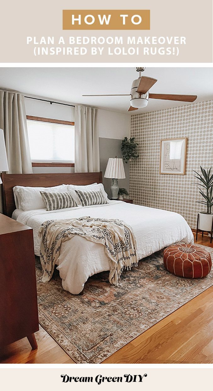 a bed sitting on top of a wooden floor in a bedroom next to a window