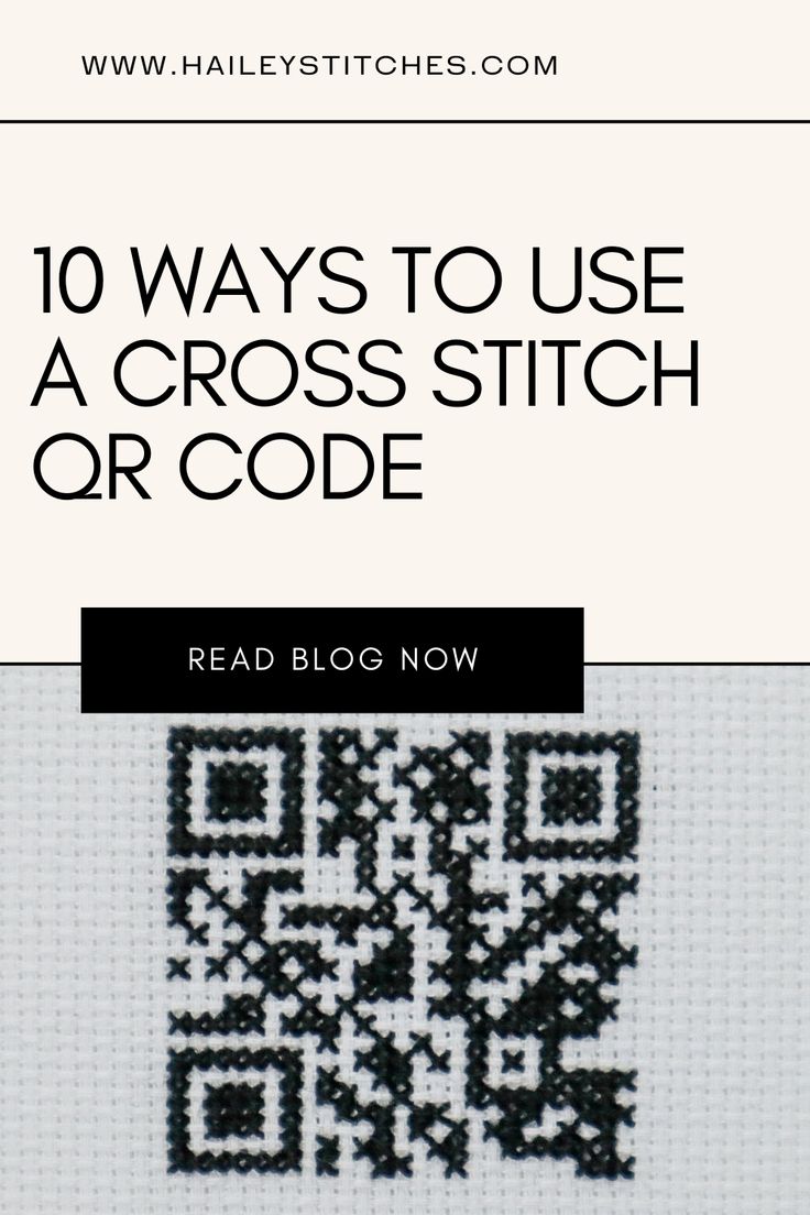 a cross stitch pattern with the words 10 ways to use a cross stitch or code