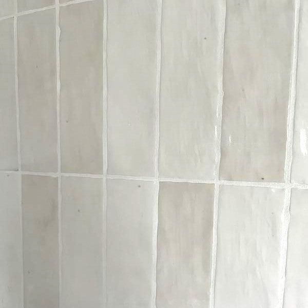 Kingston White 3 in. x 8 in. Polished Ceramic Wall Tile (5.38 sq. ft./case) - Super Arbor Grout Line Size, White Tile Backsplash, Residential Flooring, Backsplash Wall, Polish Ceramics, Glazed Ceramic Tile, Kitchen Shower, Ivy Hill Tile, Tile Ceramic