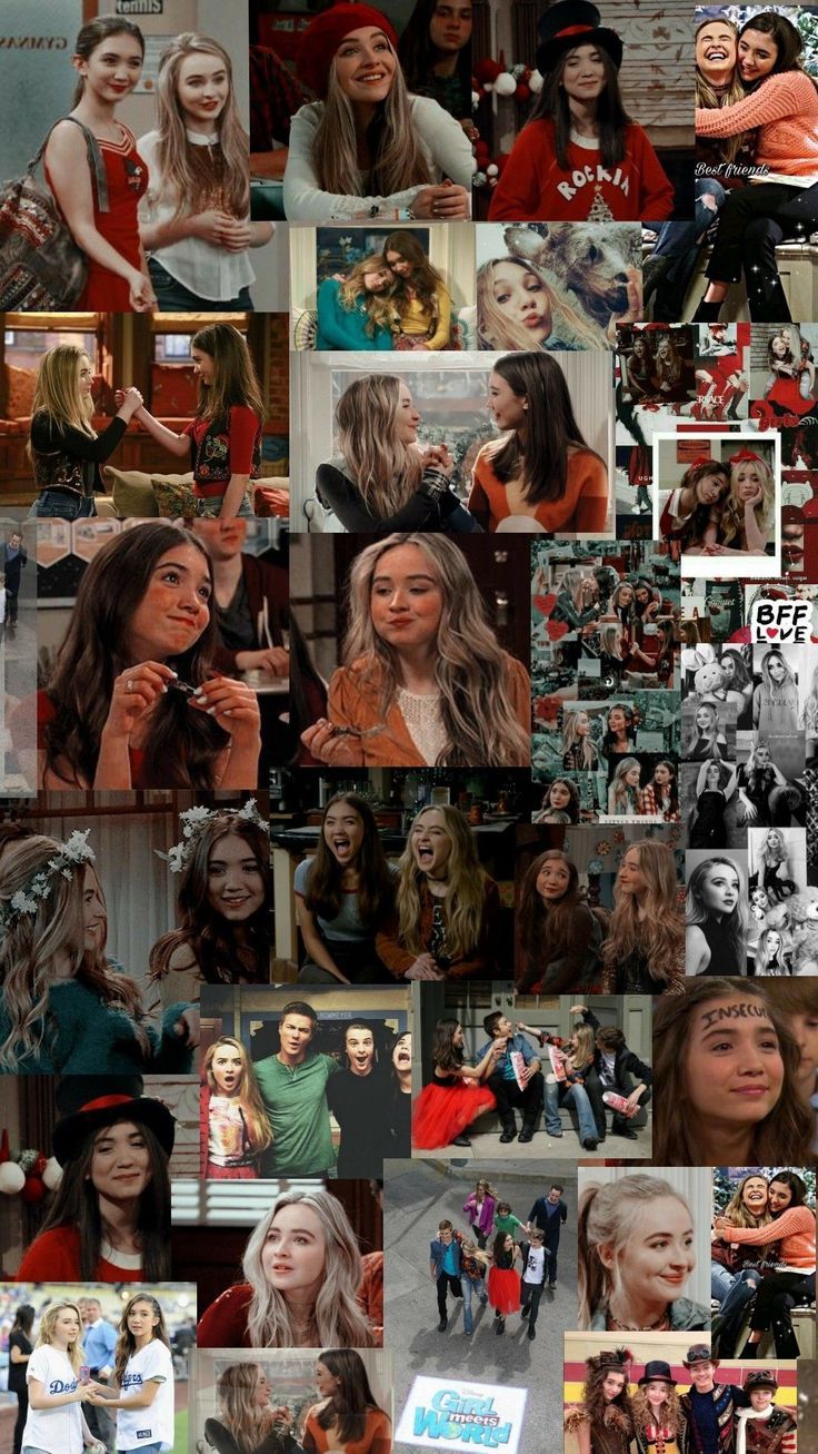 the collage shows many different people and their pictures, including one woman with long hair