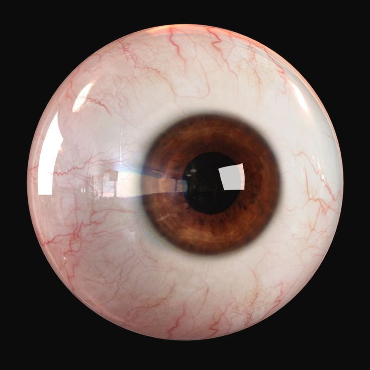 an eyeball is shown in this image