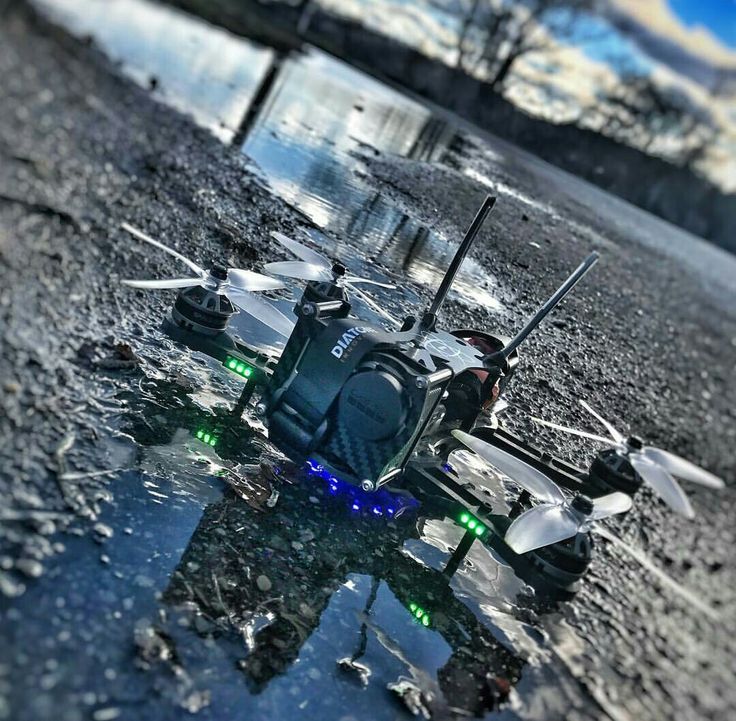 an image of a remote controlled vehicle in the water