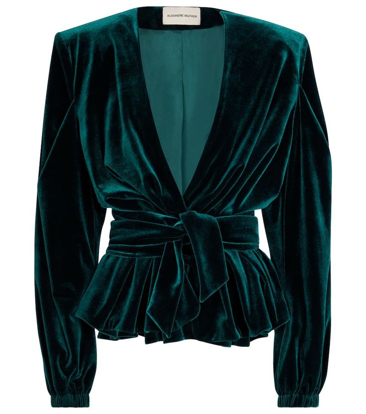 Emerald Green Clothes, Emerald Green Outfit, The Round Up, Green Clothes, Velvet Top Long Sleeve, Style Lookbook, Velvet Clothes, Alexandre Vauthier, Peak District