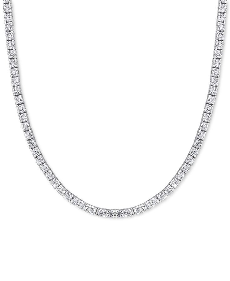 in stock Macy's Brilliant Cut Diamond White Jewelry, Macy's White Gold Necklace With Brilliant Cut, Macy's Brilliant Cut White Gold Necklace, Macy's Diamond Necklace With Prong Setting, Macy's White Gold Cubic Zirconia Necklace, Macy's Diamond Cut Necklace In Diamond White, Macy's Cubic Zirconia Brilliant Cut Necklaces, Macy's Brilliant Cut Cubic Zirconia Necklaces, Macy's Diamond White Diamond Cut Necklace