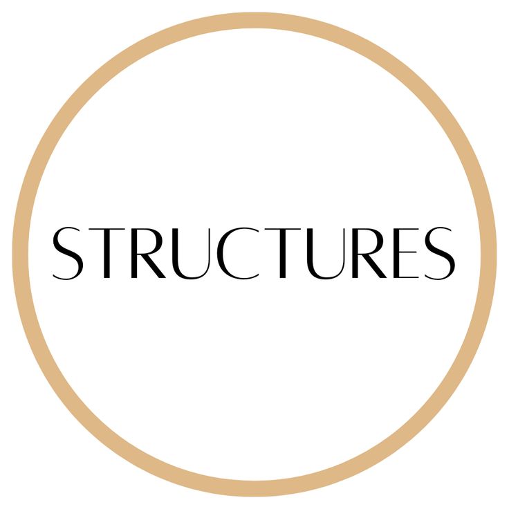 the word structures in a circle