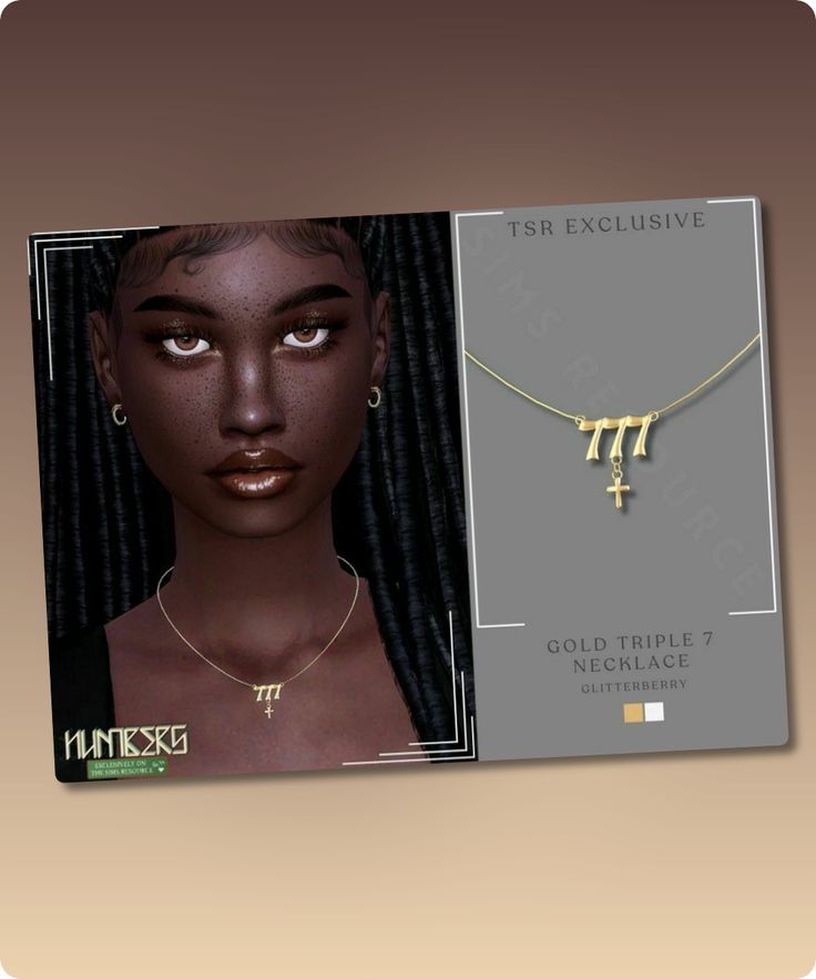 A numbers collection necklace. A triple 7 necklace set in gold and silver with cross pendant #sims4cc #accessories #sims4 #necklace #sims #gaming Sims 4 Cc Female Necklace, Cc Necklace Sims 4, Sims 4 Cc Van Cleef, Ts4 Necklace Cc, Sims 4 Cc Cross Necklace, Sims 4 Jewellery Cc, Sims 4 Cross Necklace, Sims 4 Cc Jewelry Necklaces, Sims 4 Chain Cc