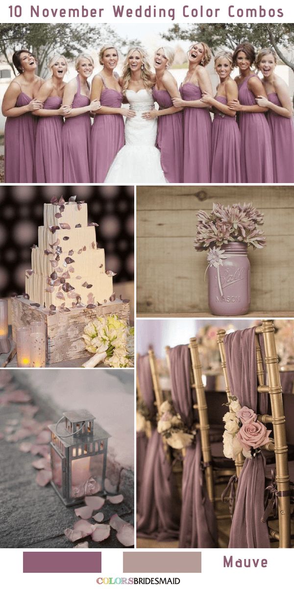 a collage of photos showing different wedding colors