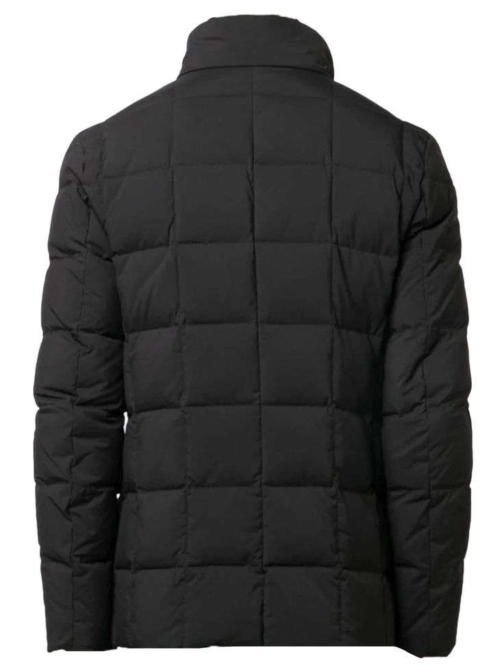 Outer: Polyester, 100% Lining: Polyamide, 100% , Feather Down, 100% Luxury Down Outerwear With Padded Collar, Classic Winter Down Outerwear, Modern Down Outerwear With Padded Collar, Luxury Quilted Long Sleeve Outerwear, Luxury Long-sleeve Quilted Outerwear, Modern Down Outerwear For Fall, Luxury Down Long Sleeve Outerwear, Modern Outerwear With Padded Collar, Luxury Long Sleeve Quilted Down Jacket